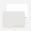 Stationery: ‘Color Stripe: Girl’ cards. - Grey