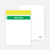 Stationery: ‘First Year Milestones’ cards. - Emerald Green