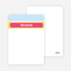 Stationery: ‘First Year Milestones’ cards. - Shocking Pink