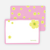 Stationery: ‘Flowers’ cards. - Bubble Gum Pink