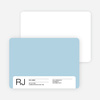 Stationery for the Man Who Has Everything - Blue Crystal