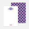 Stationery: ‘Galaxy Spaceship’ cards. - Violet