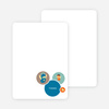 Stationery: ‘Hark, the Angels Sing’ cards. - Blue
