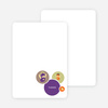 Stationery: ‘Hark, the Angels Sing’ cards. - Purple