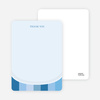 Stationery: ‘Modern Bib’ cards. - Cobalt Blue