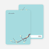 Stationery: ‘Modern Tree Branch Memories’ cards. - Grape