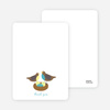 Stationery: ‘Nesting Robins’ cards. - Cadet Blue