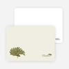 Stationery: ‘Peacock Bridal Shower’ cards. - Olive Green