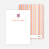 Stationery: ‘Quilted Owl’ cards. - Beige