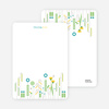Stationery: ‘Spring Beauty Flower Shower’ cards. - Teal
