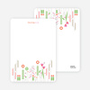 Stationery: ‘Spring Beauty Flower Shower’ cards. - Persimmon Orange