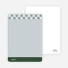 Stationery: ‘Star of David Pattern’ cards. - Forest Green