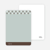 Stationery: ‘Star of David Pattern’ cards. - Chocolate