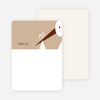 Stationery: ‘Stork Baby Shower’ cards. - Almond