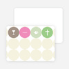 Stationery: ‘Symbols of Communion’ cards. - Hot Pink