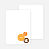 Stationery: ‘The Cute Duckling’ cards. - Bright Orange
