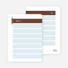 Stationery: ‘Torah Torah’ cards. - Chocolate