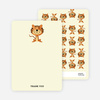 Stationery: ‘Year of the Tiger Shower’ cards. - Ecru