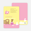 Stuffed Animals Take Over the Nursery Baby Shower Invitations - Carnation