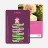 Super Heroine Birthday Party Invitation - Raspberry