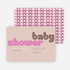 Superstar Girl Baby Shower Invitations - Beige