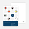 Sushi Celebration Card - Royal Blue