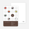 Sushi Celebration Card - Mocha