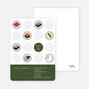 Sushi Celebration Card - Dark Olive
