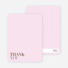 Thank You Card for Celebrate Good Times Invitation - Blush