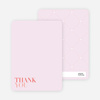 Thank You Card for Celebrate Good Times Invitation - Coral