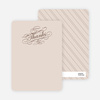 Thank You Card for Elegant, Yet Modern Cocktail Party Invitation - Cocoa
