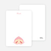 Thank You Card for Fish in Love Baby Shower Invitation - Cotton Candy
