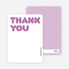 Thank You Card for It’s Party Time Invitation - Wisteria