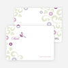 Thank You Card for Morning Glory Wedding Shower Invitations - Magenta