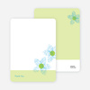 Thank You Card for Spriograph Flowers Bridal Shower Invitations - Cornflower