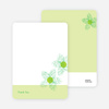 Thank You Card for Spriograph Flowers Bridal Shower Invitations - Asparagus