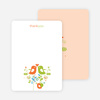 Thank You Card for True Love Baby Shower Invitation - Carrot