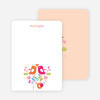 Thank You Card for True Love Baby Shower Invitation - Fuschia