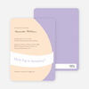 The Bump Baby Shower Invitations - Lavender