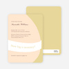 The Bump Baby Shower Invitations - Mustard