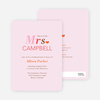 The Future Mrs. Bridal Shower Invitations - Pink