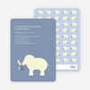The Time is Now Baby Shower Invitation - Lavender