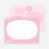 Thought Bubble Stationery - Soapy Pink