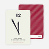 Tick Tock, the Time is Now New Year’s Cards - Alabaster