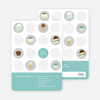 Tooth Decay Party Invitations: Ice Cream, Cupcakes and Cake - Teal