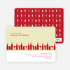 Top Shelf Liquor and Cocktails Birthday Party Invitations - Red