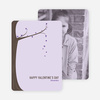 Tree of Love Unique Valentine’s Day Cards - Purple
