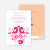 True Love Baby Shower Invitation - Magenta