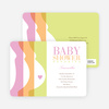 Tummy Love Baby Shower Invitations - Bubble Gum