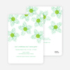 Twin Flowers Baby Shower Invitations - Emerald
